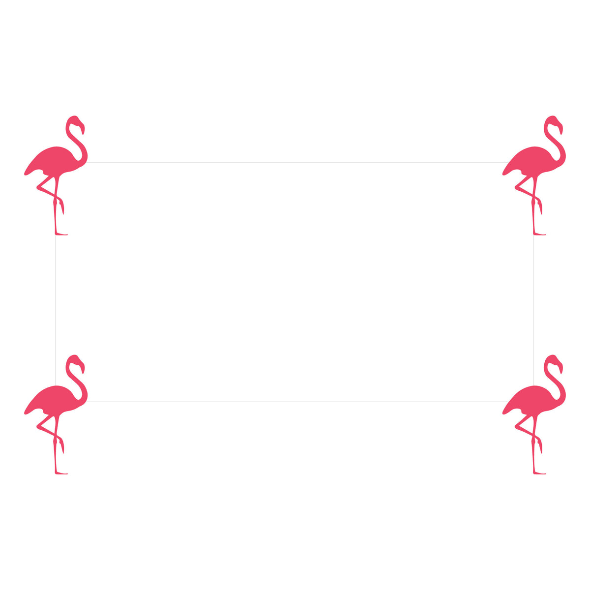 Printed Stretch Short Sleeve Crew Neck Tee | Pink Flamingo Stripes