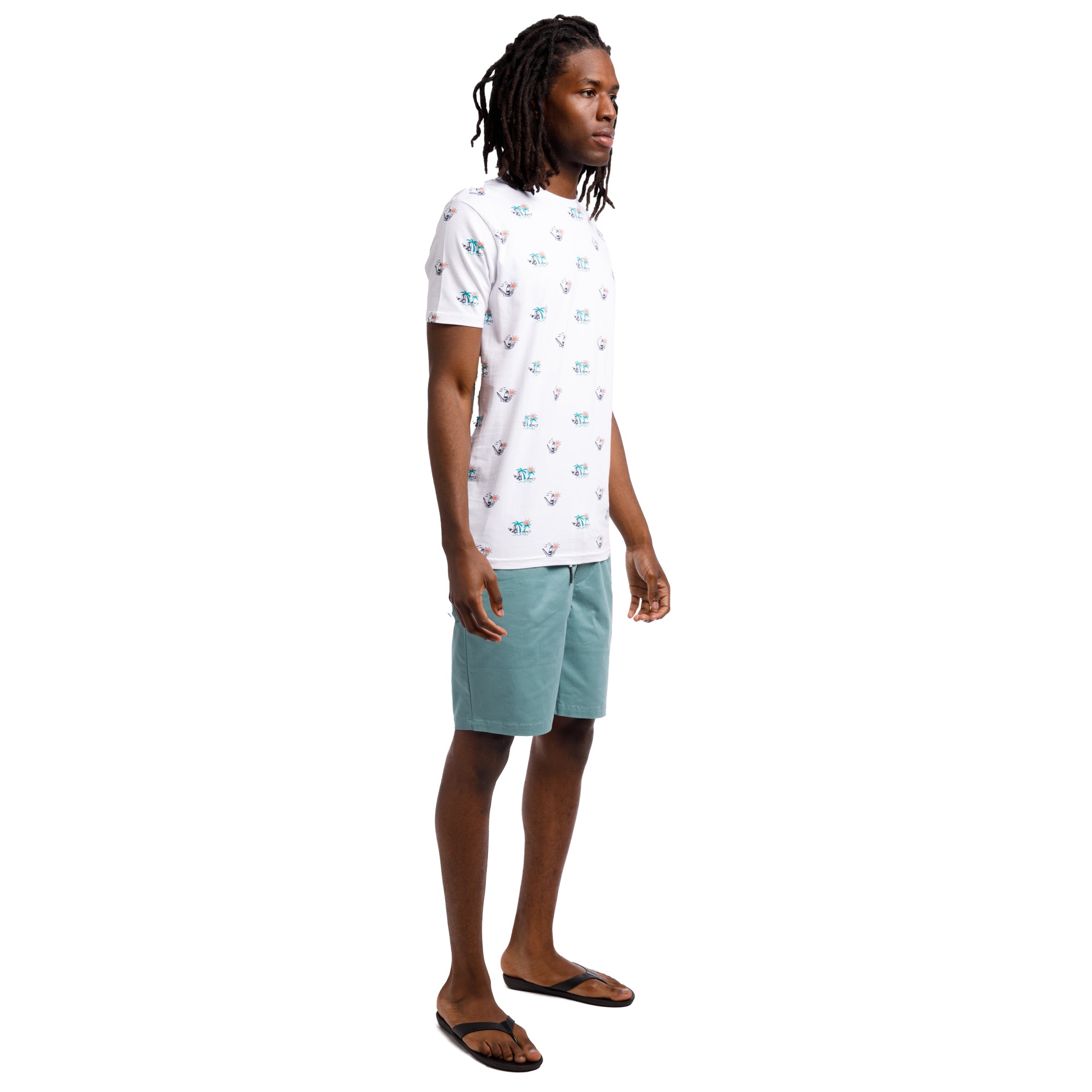 Super Soft Jersey Short Sleeve Printed Crew Neck Tee | Scenic Surfin'