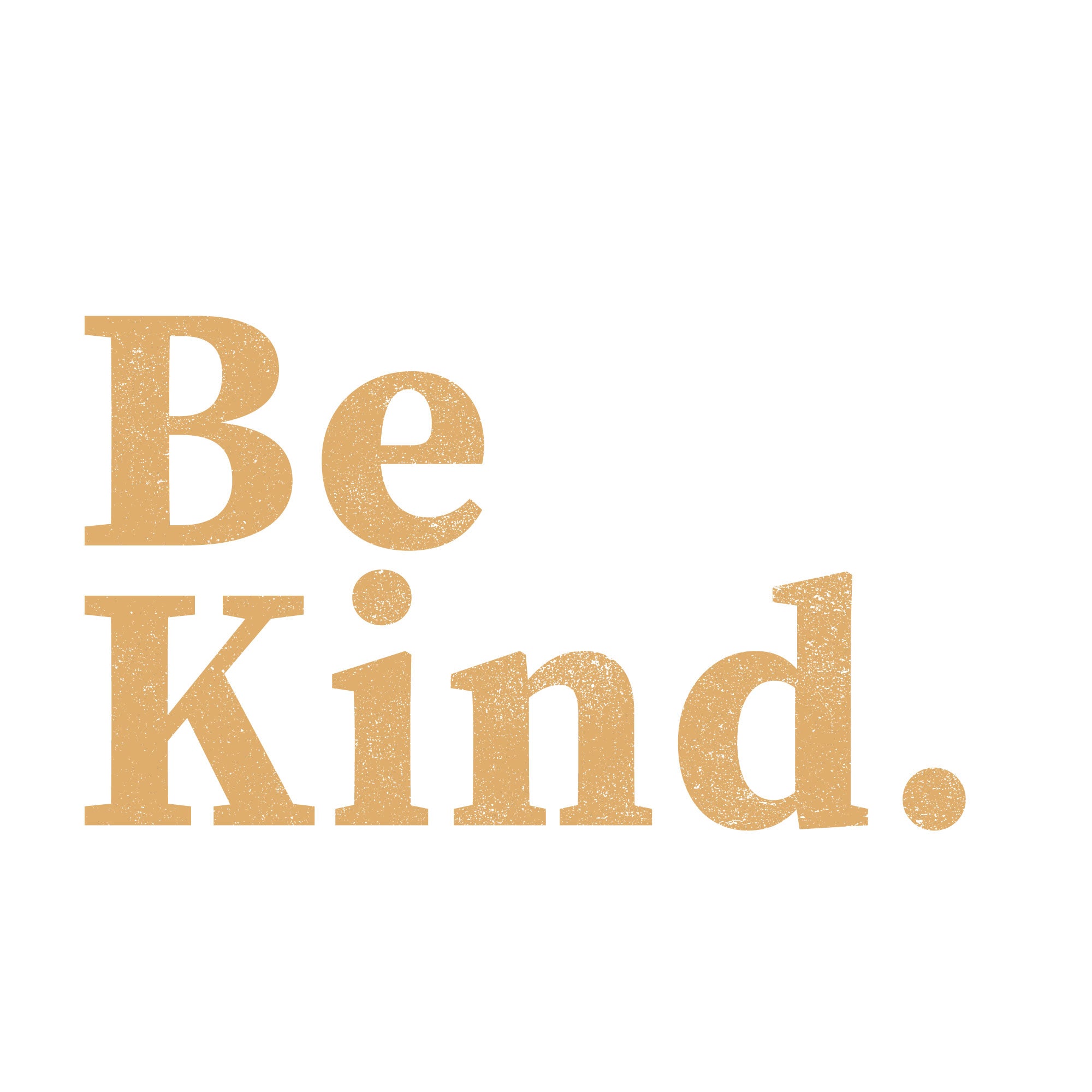 Organic Short Sleeve Crew Neck Tee | Be Kind