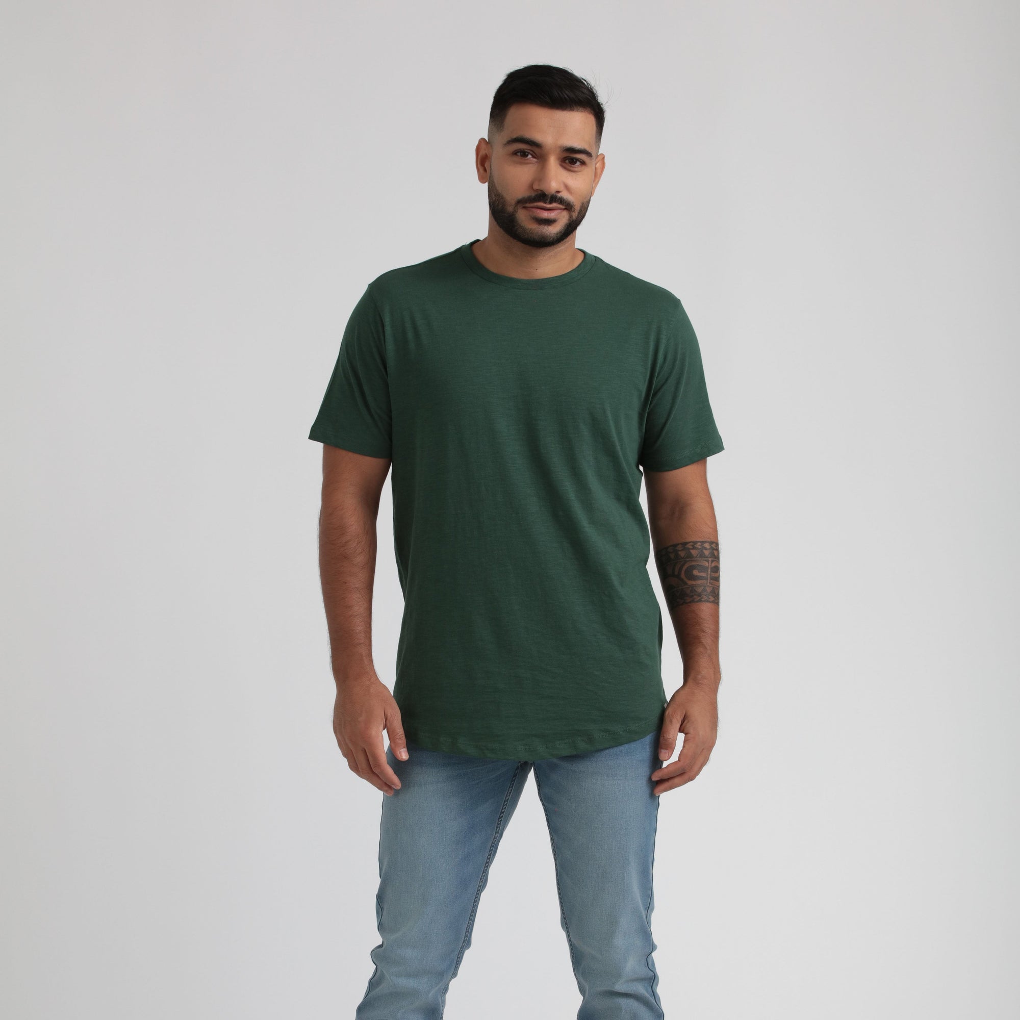 Organic Slub Crew Neck Tee