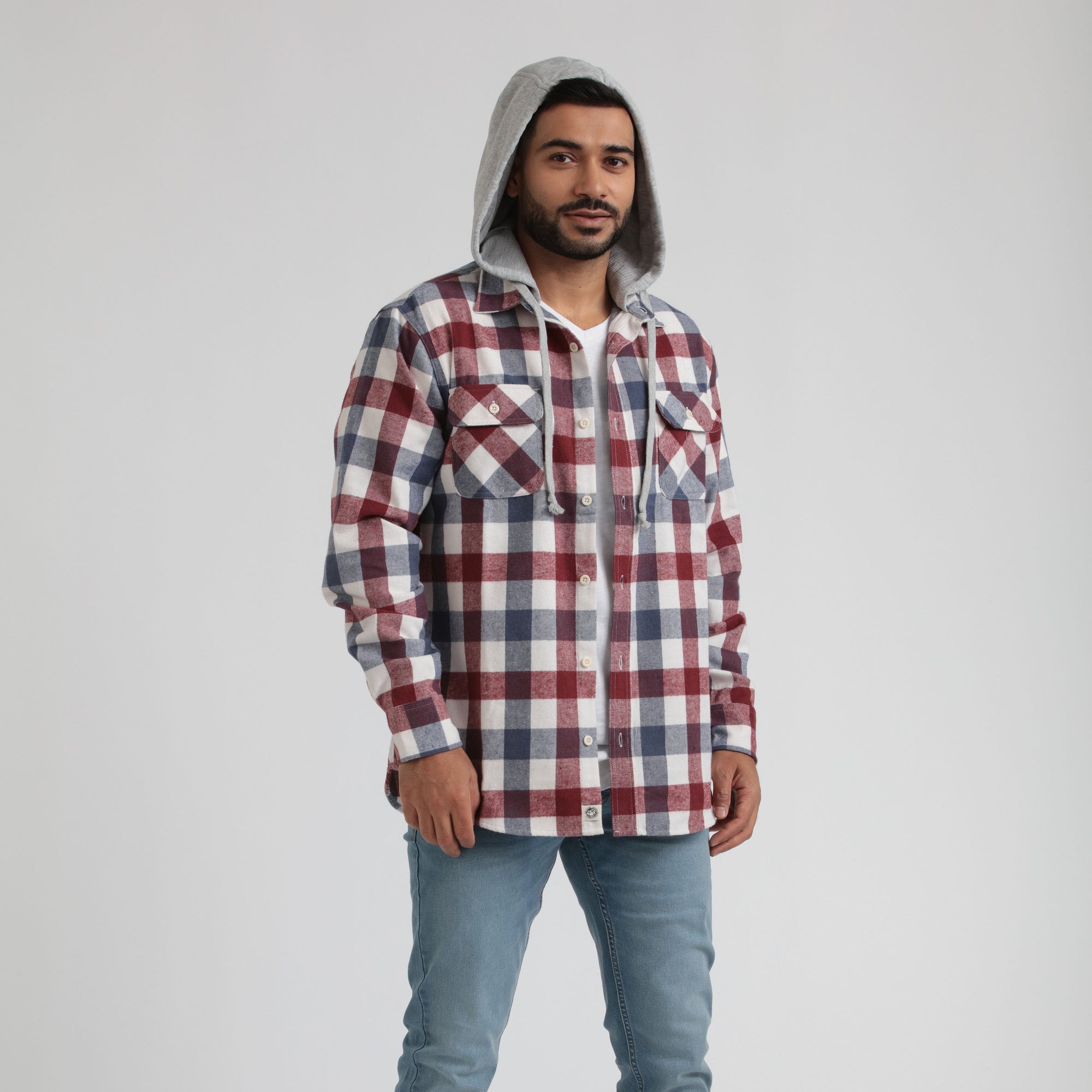 Heavy Twill Plaid Jacket