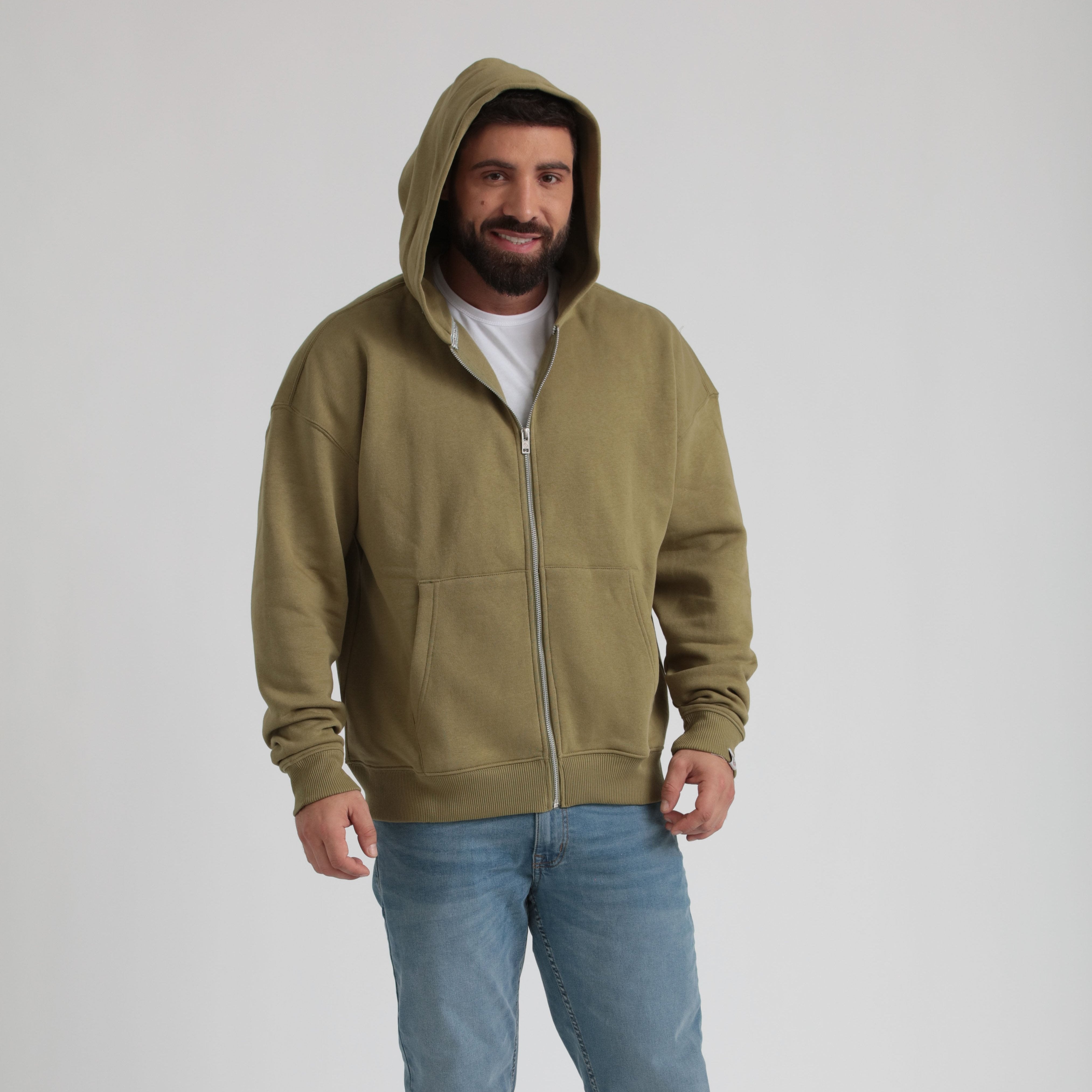 Long Sleeve Fleece Zip Up Hoodie | Free Planet